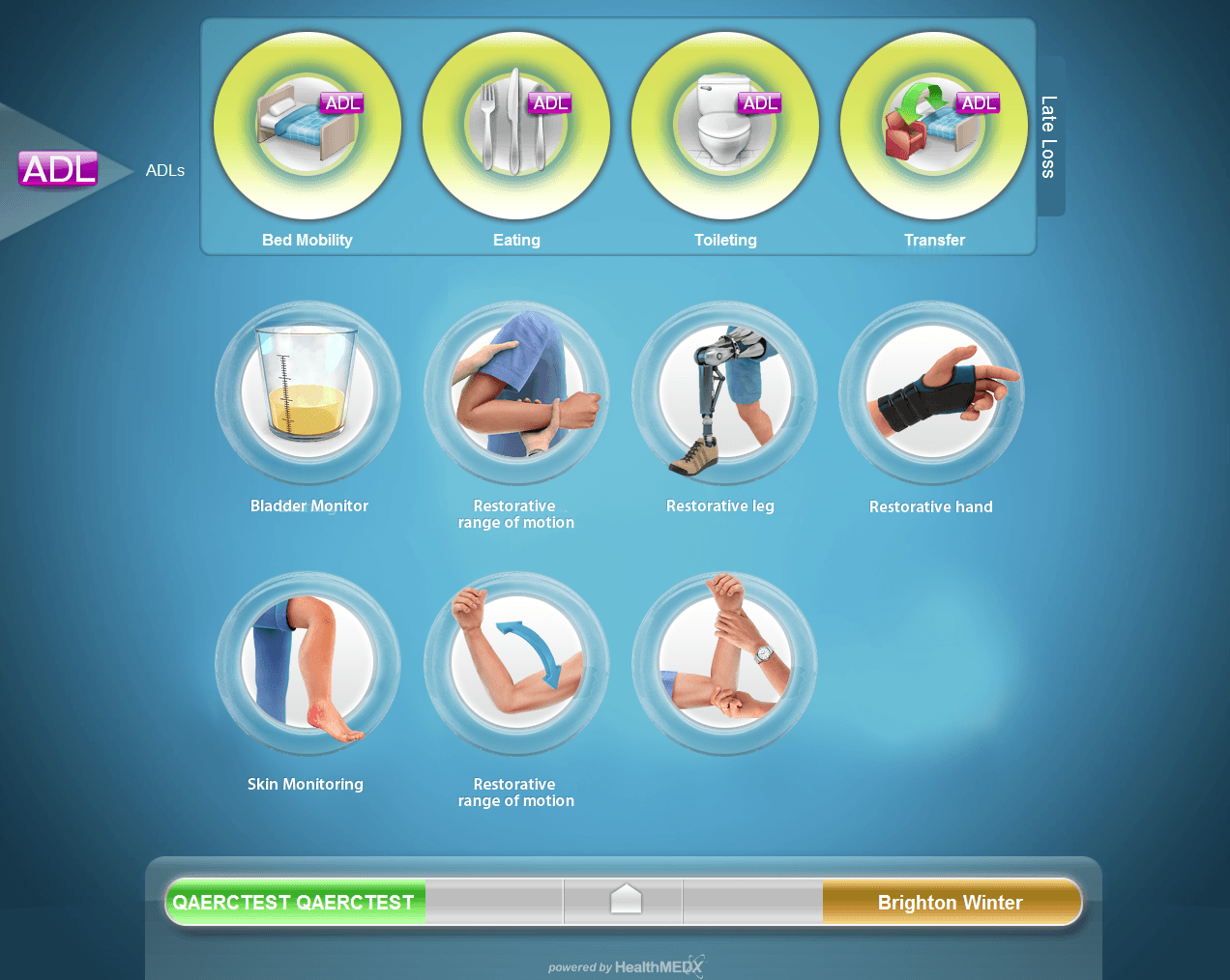 ADL recording types showing confusing icons and text-heavy interface